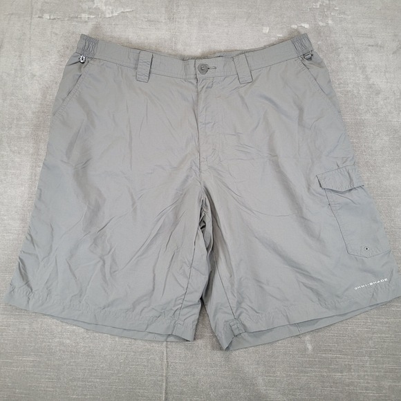 Columbia Other - Columbia PFG Men's Gray Omni Shade Fishing Cargo Shorts Size Medium
